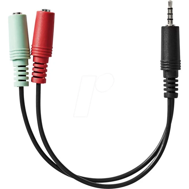 Nedis Connettore jack 3,5 mm su 2 prese 3,5 mm