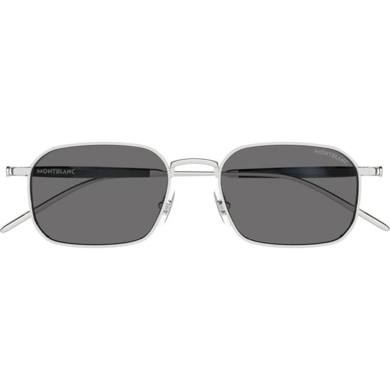 Montblanc MB0441S Occhiali da Sole Uomo Argento Squadrati