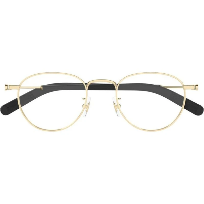 Montblanc MB0423O Occhiali Da Vista Uomo Oro Rotondi
