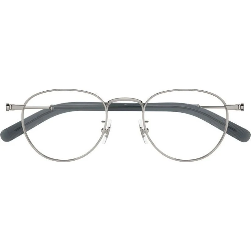 Montblanc MB0423O Occhiali da Vista Uomo Argento e Rutenio