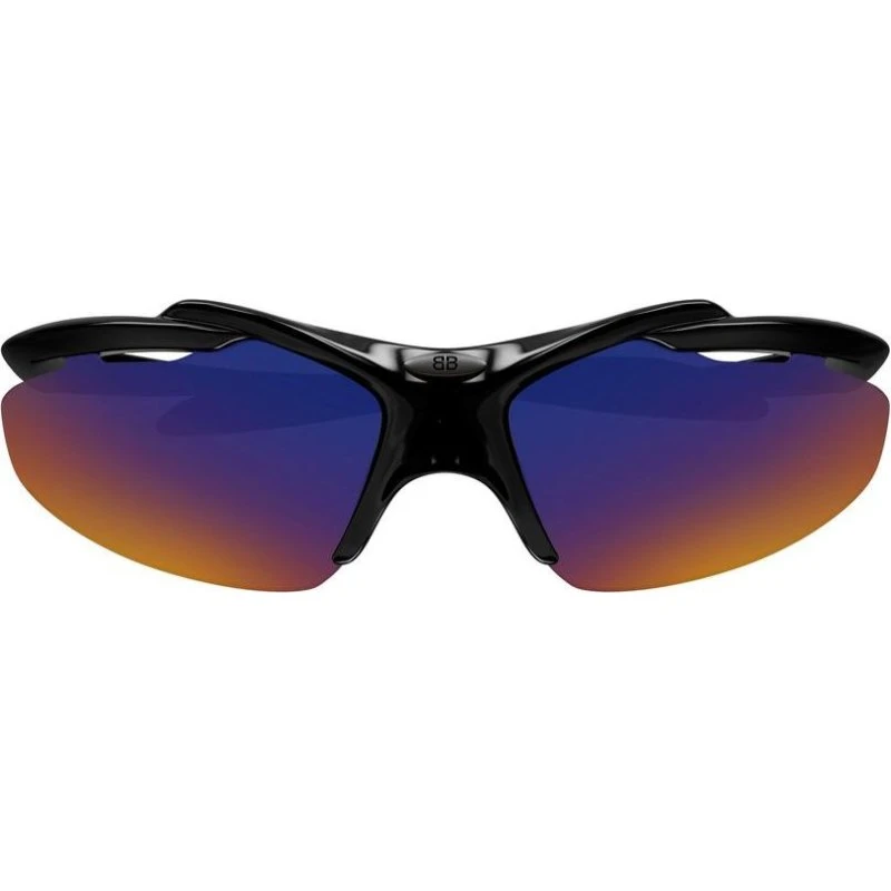 Balenciaga BB0464S Occhiali da Sole Unisex Nero Viola