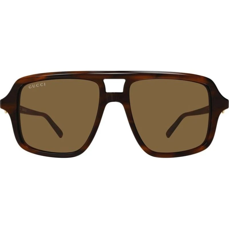 Gucci GG2052S Occhiali da Sole Donna Pilot Avana Marrone 53mm