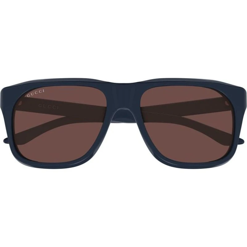 Gucci GG2077S Occhiali da Sole Uomo Blu Squadrati 55mm
