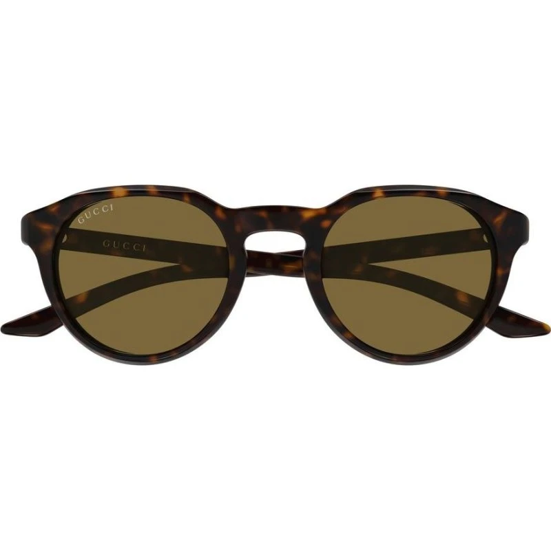 Gucci GG2079S Occhiali da Sole Uomo Havana Rotondi Marroni
