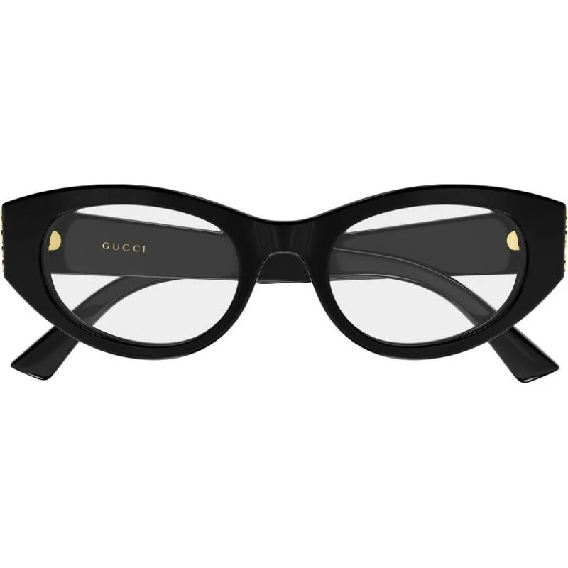 Gucci GG2041O Occhiali da Vista Donna Rotondi Neri