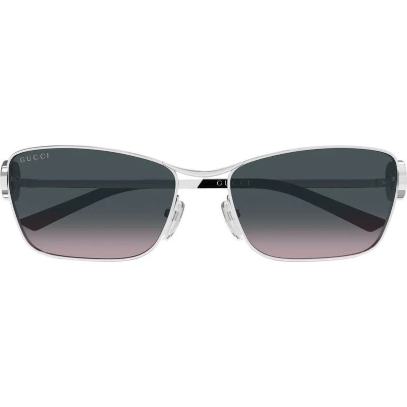 Gucci GG2045S Occhiali da Sole Donna Cat-Eye Argento