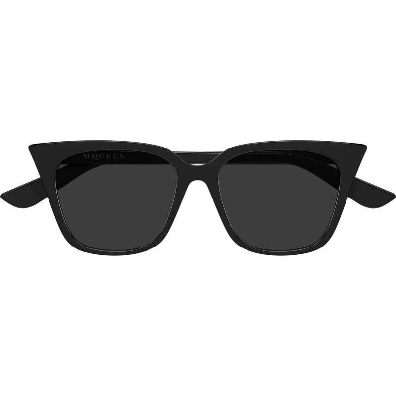 Alexander McQueen Occhiali da Sole Cat-Eye AM0556S Nero e Grigio