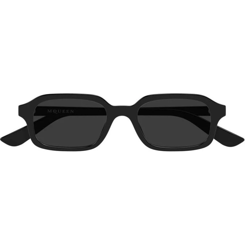 Alexander McQueen AM0558S Occhiali da Sole Uomo Rettangolari Neri