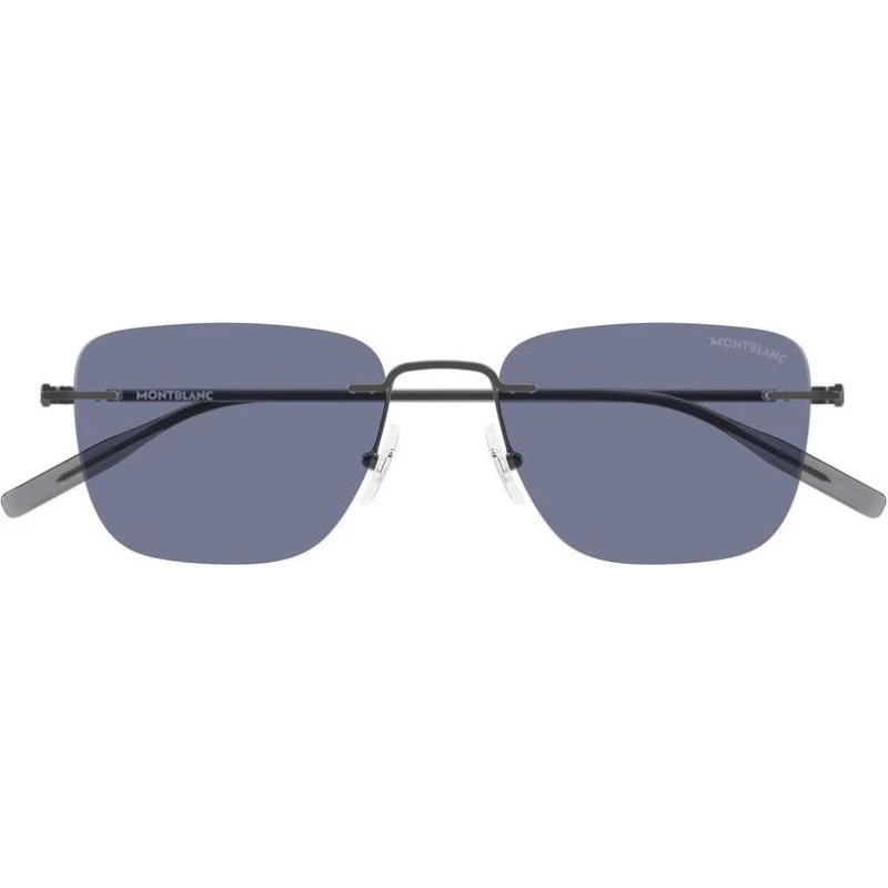 Montblanc MB0470S Occhiali da Sole Uomo Rutenio e Viola 54mm
