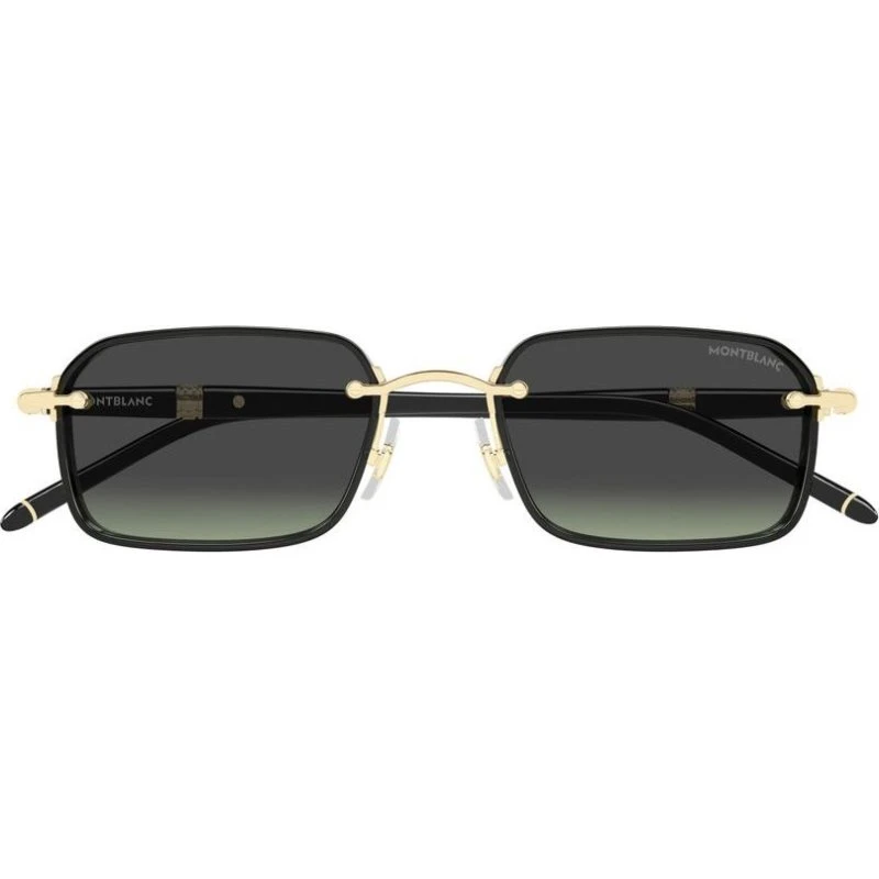 Montblanc MB0483S Occhiali da Sole Uomo Rettangolari Nero