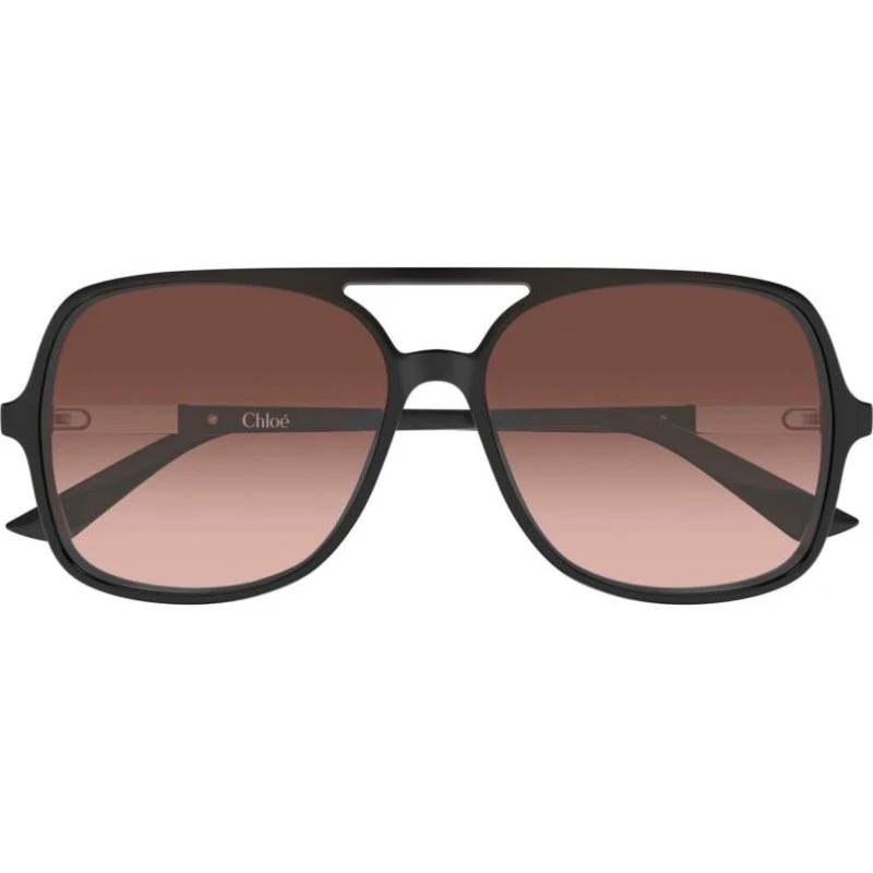 Chloé CH0364S Occhiali da Sole Pilot Donna Grigio e Lenti Rame