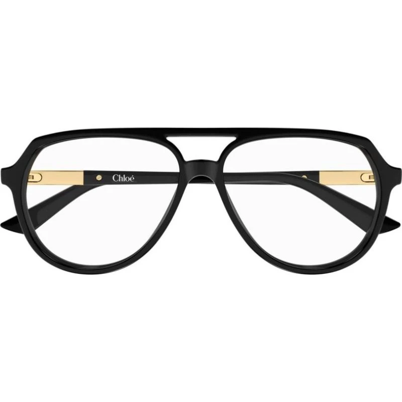 Chloé CH0366O Occhiali da Vista Donna Nero Pilot