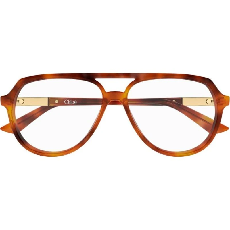 Chloé CH0366O Occhiali da Vista Donna Pilot Avana