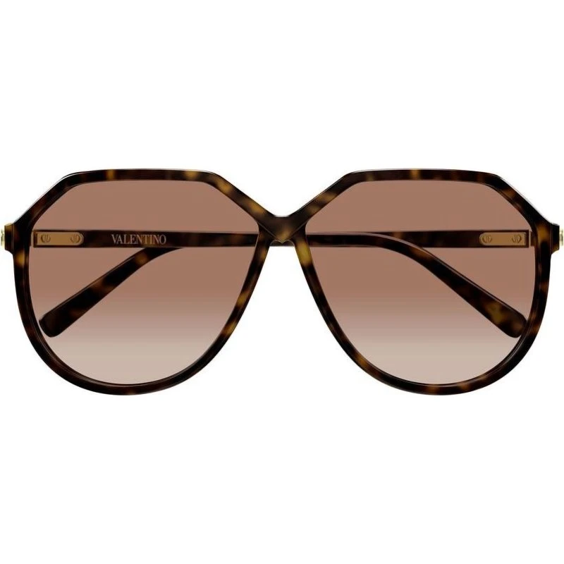 Valentino VG0026S Occhiali da Sole Donna Avana Pilot 61mm