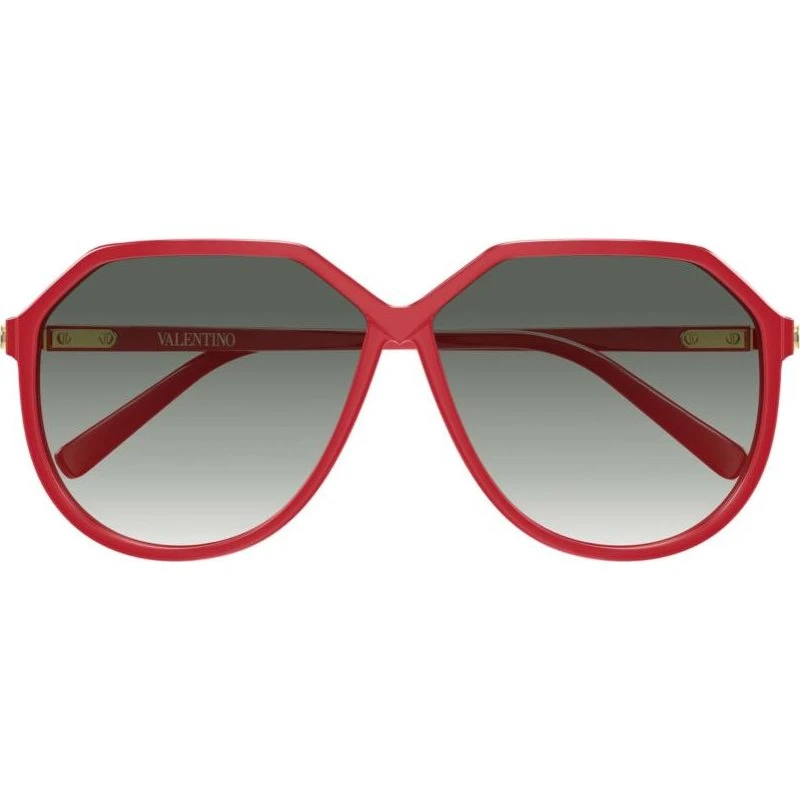 Valentino VG0026S Occhiali da Sole Donna Rosso Pilot Grigio