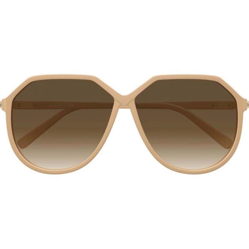 Valentino VG0026S Occhiali da Sole Donna Marrone Pilot 61mm
