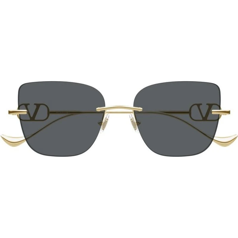 Valentino VG0033S Occhiali da Sole Cat-eye Oro e Grigio 54mm