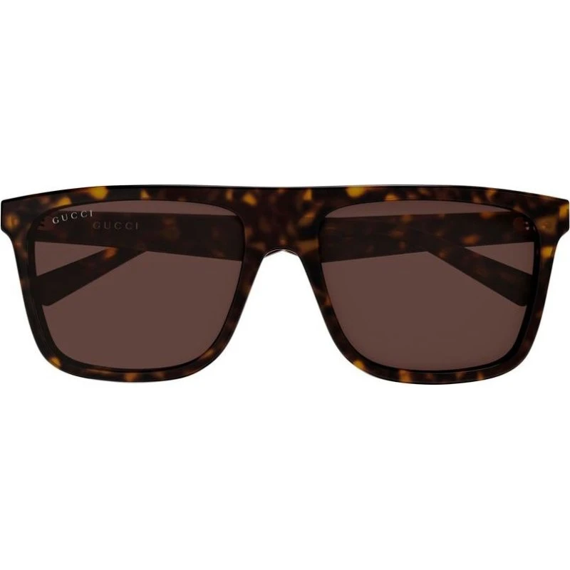 Gucci GG2182S Occhiali da Sole Uomo Squadrati Havana Marrone 57mm