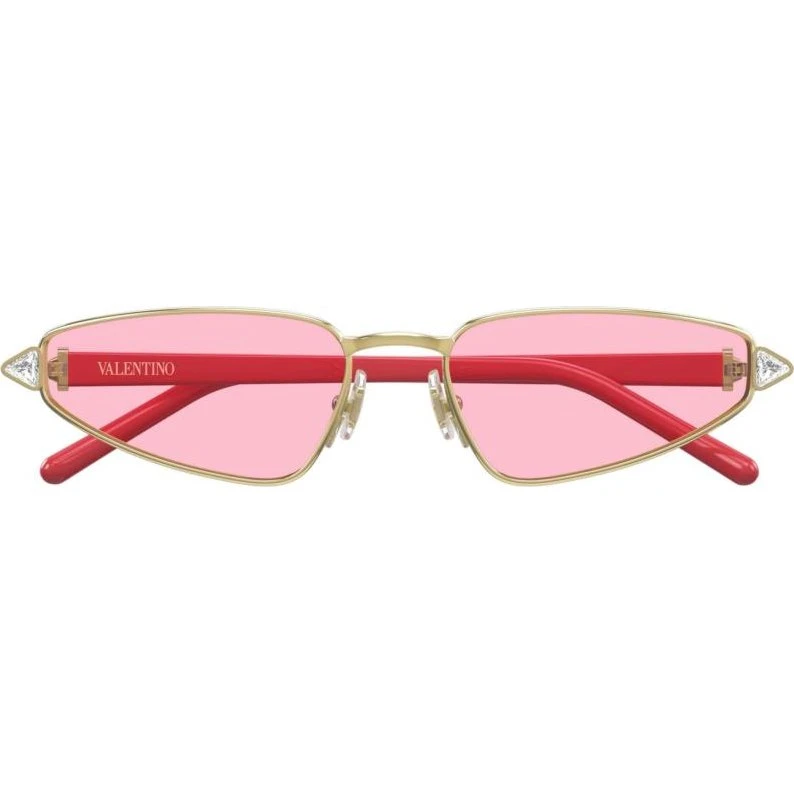Valentino VG0035S Occhiali da Sole Cat-Eye Oro e Lenti Rosa 57mm