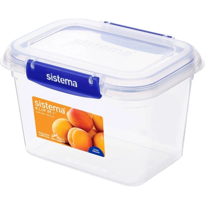 Sistema® Klip-it Plus Contenitore Rettangolare 1,49 L