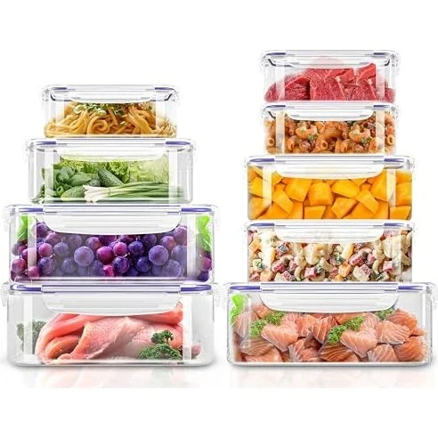 KICHLY 18 pezzi contenitori plastica a tenuta stagna Blu