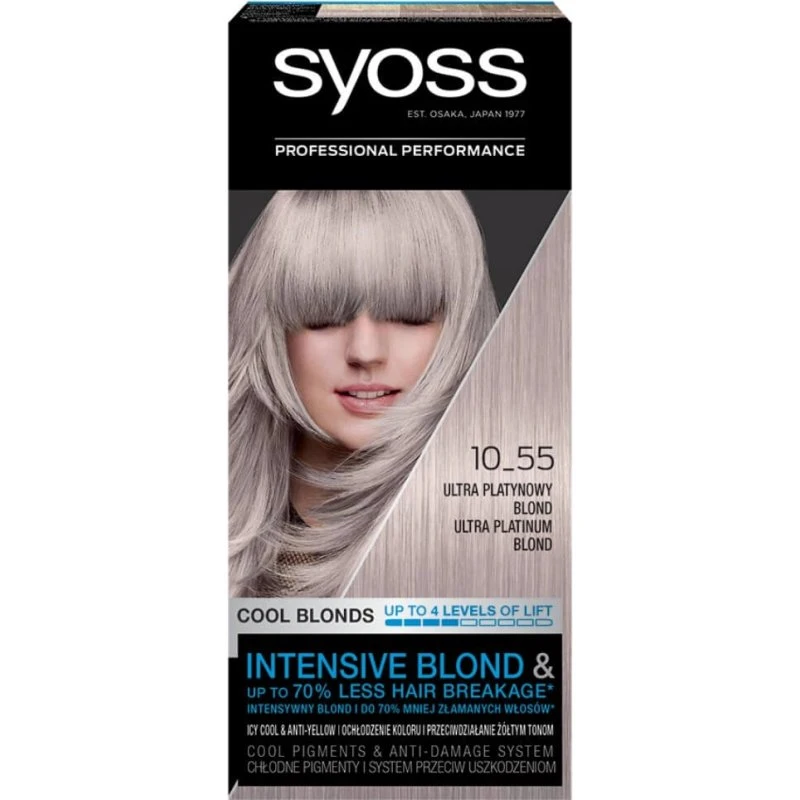 Syoss Cool Blonds 10_55 Biondo Ultra Platino