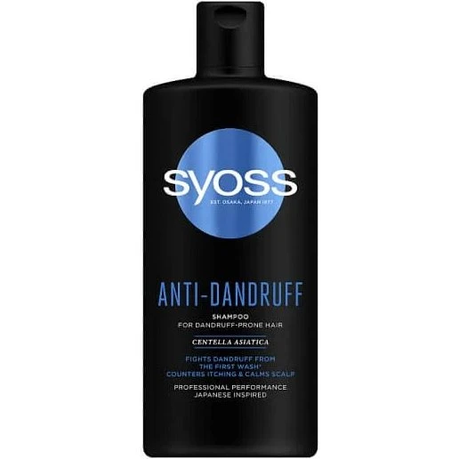 Syoss Shampoo Antiforfora con Erba Tigre, 440 ml
