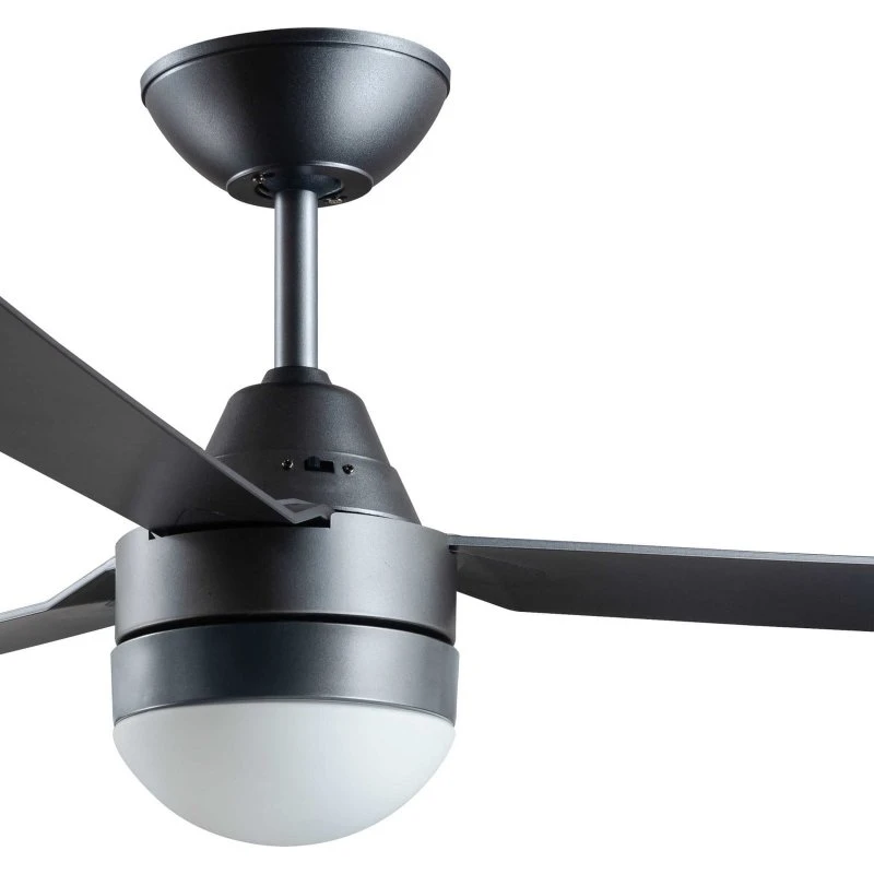 Beacon Megara Ventilatore da Soffitto con Luce, Titanio, 122 cm