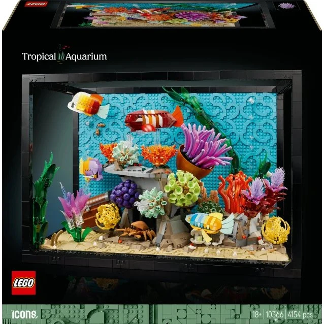 LEGO Icons Acquario Tropicale 10366, 4154 pezzi