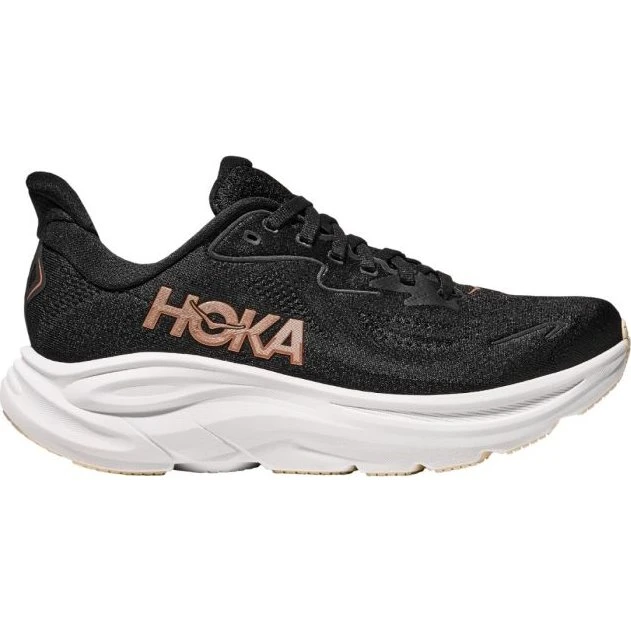 HOKA Clifton 10 Donna Nero/Rosè - Scarpe da corsa leggere