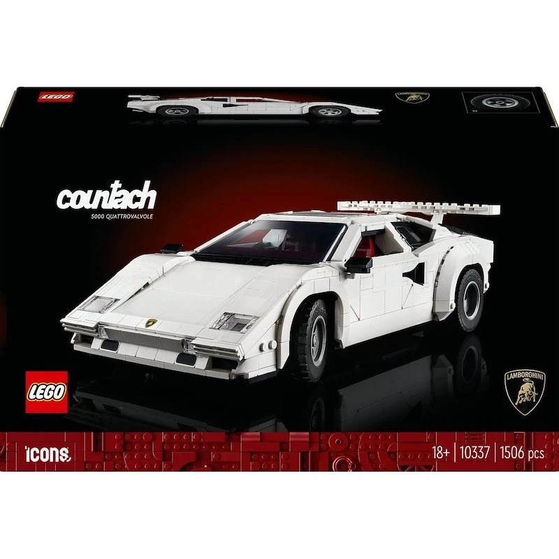 LEGO Icons Lamborghini Countach 5000 Quattrovalvole 10337