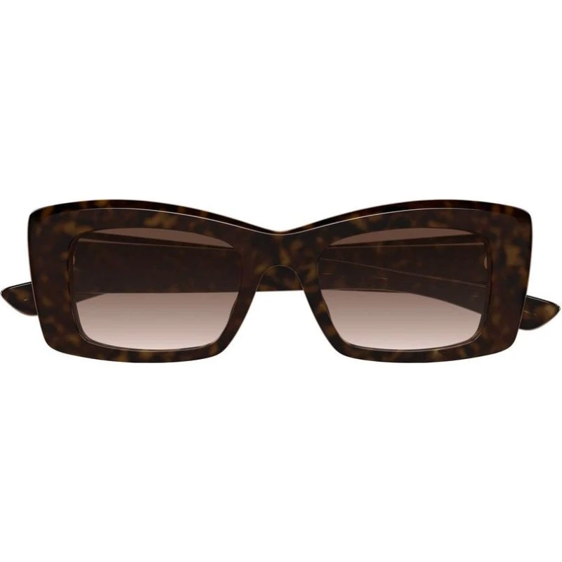 Alexander McQueen AM0526S Occhiali da Sole Farfalla Havana