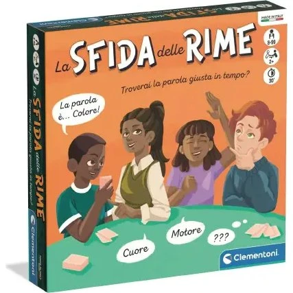 Clementoni La Sfida delle Rime Gioco da Tavolo