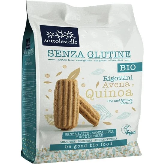 Sottolestelle Biscotti Vegani Senza Glutine con Avena e Quinoa 250g