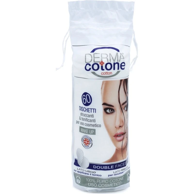 Dermacotone Dischetti Struccanti in Cotone, 60 pezzi