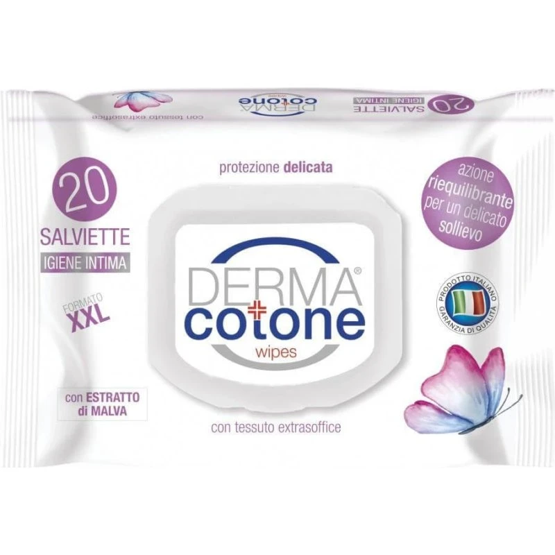 Dermacotone Salviette Intime Pop Up, 20 pezzi