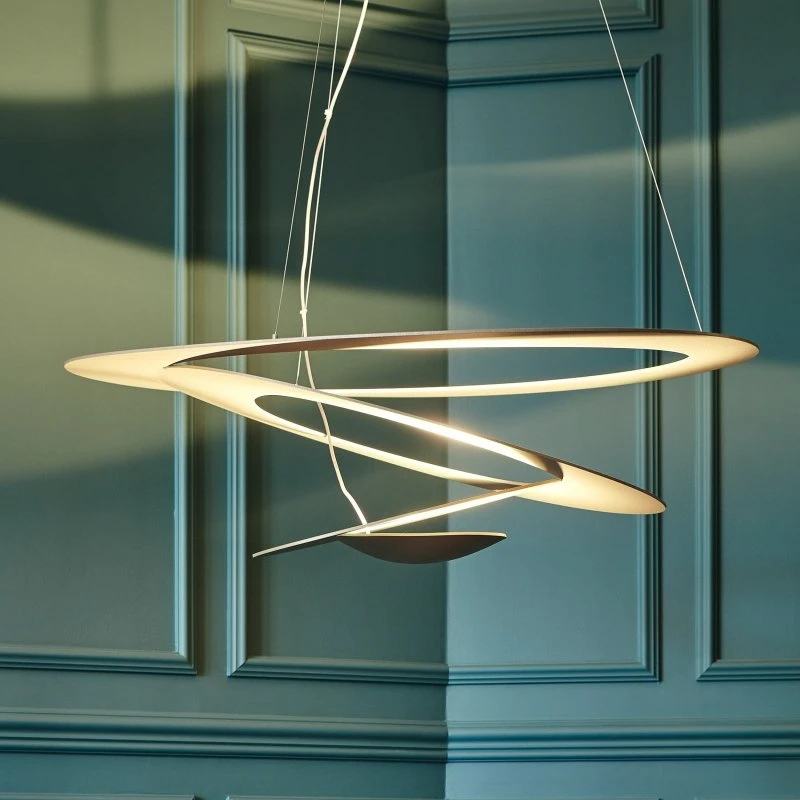 Artemide Pirce Lampada LED Sospensione Oro 3.000K