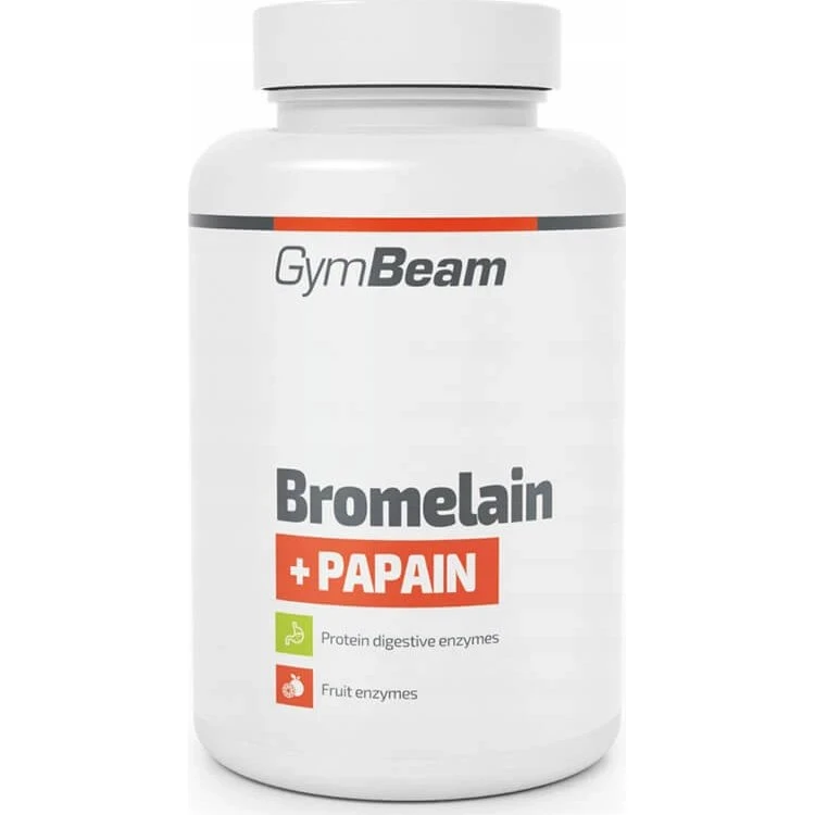 GymBeam Bromelina e Papaina 90 Capsule