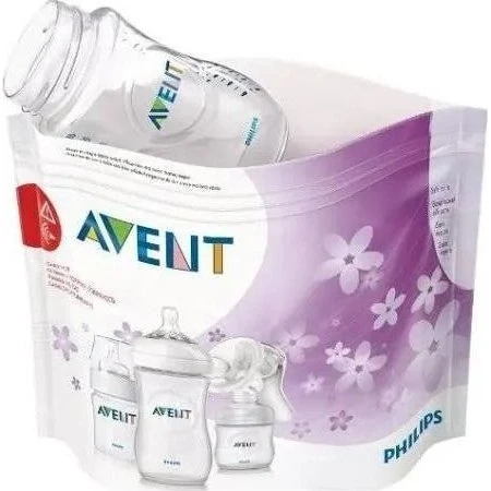 Avent Sacchetto Sterilizzatore per Microonde, Confezione da 5 Pezzi