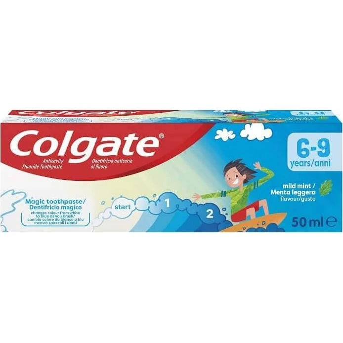 Colgate Dentifricio Mild Mint per Bambini 6+ Anni - 50 ml