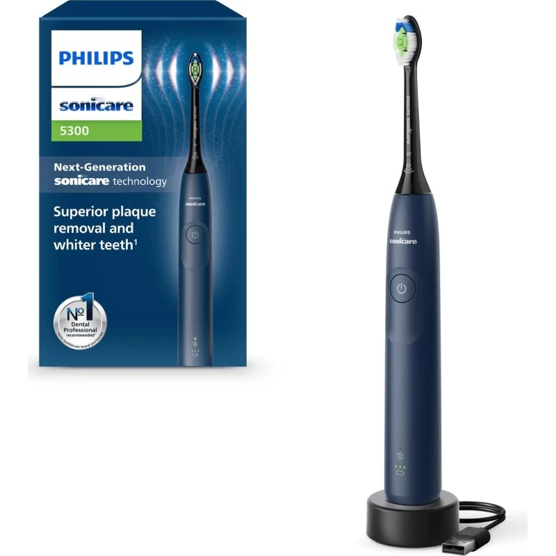 Philips Sonicare Serie 5300 Spazzolino Elettrico Blu HX7103/01