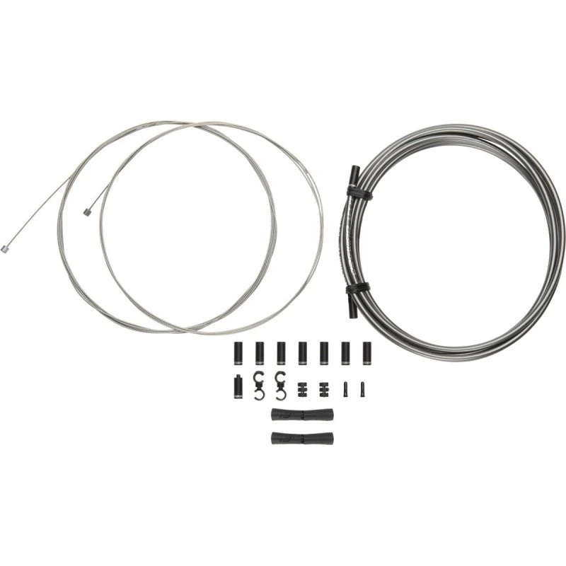 Jagwire 2x Sport Shift Set Cavi Deragliatore Grigio