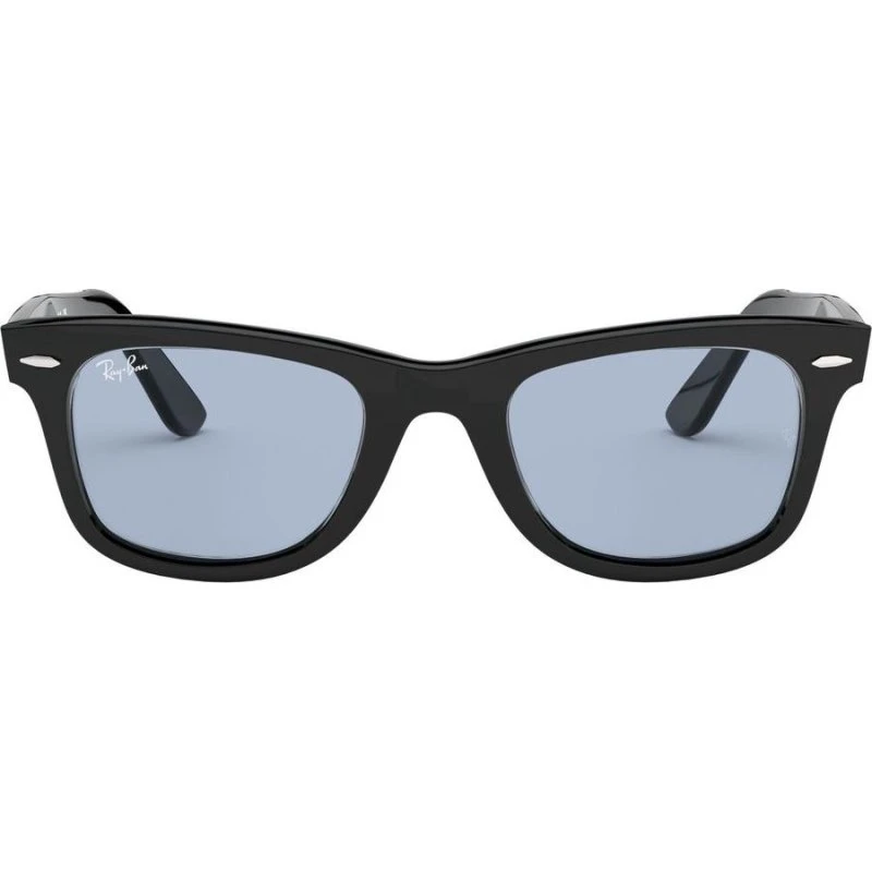 Ray-Ban Wayfarer RB 2140F Occhiali da Sole Unisex Nero Blu 52mm