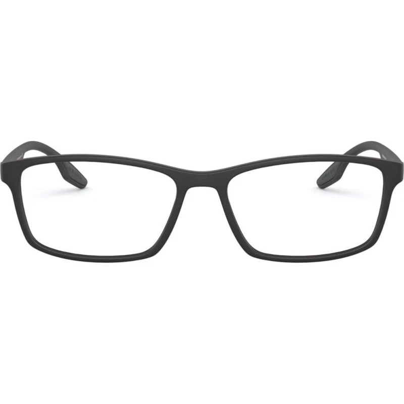 Prada Linea Rossa Occhiali da Vista Uomo Nero Geometrici VPS 04M