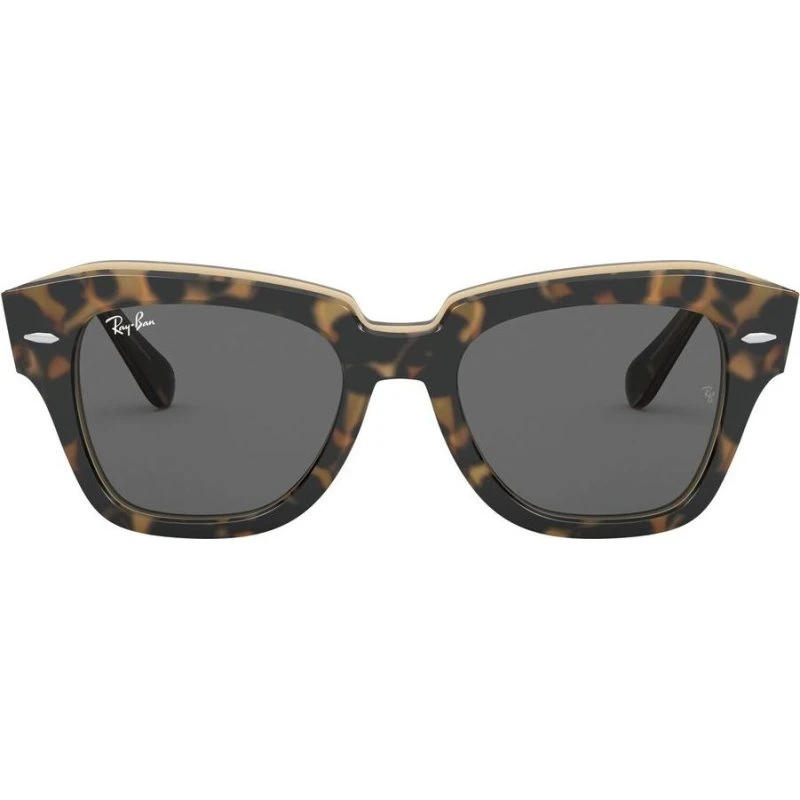 Ray-Ban State Street RB 2186 Occhiali da Sole Squadrati Avana