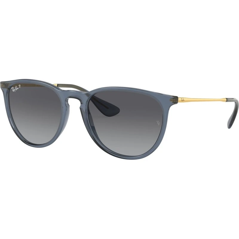 Ray-Ban RB4171 Erika Occhiali da Sole Pantos Blu e Grigio