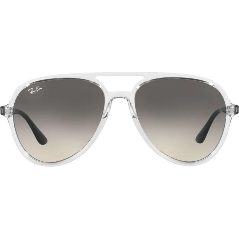 Ray-Ban RB 4376 Occhiali da Sole Pilot Trasparente Grigio 57mm