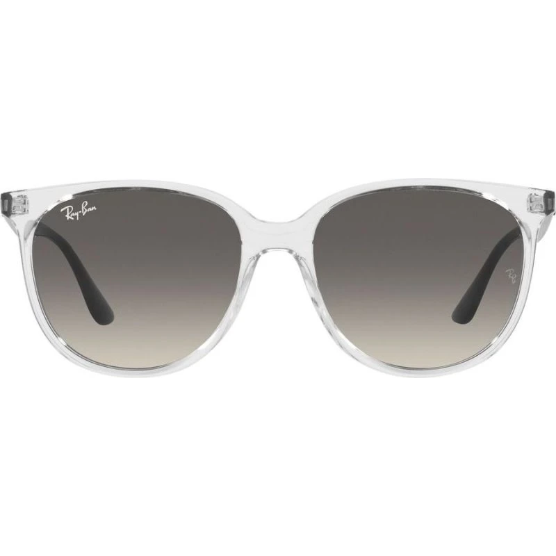 Ray-Ban RB 4378 Occhiali da Sole Donna Squadrati Trasparente Grigio