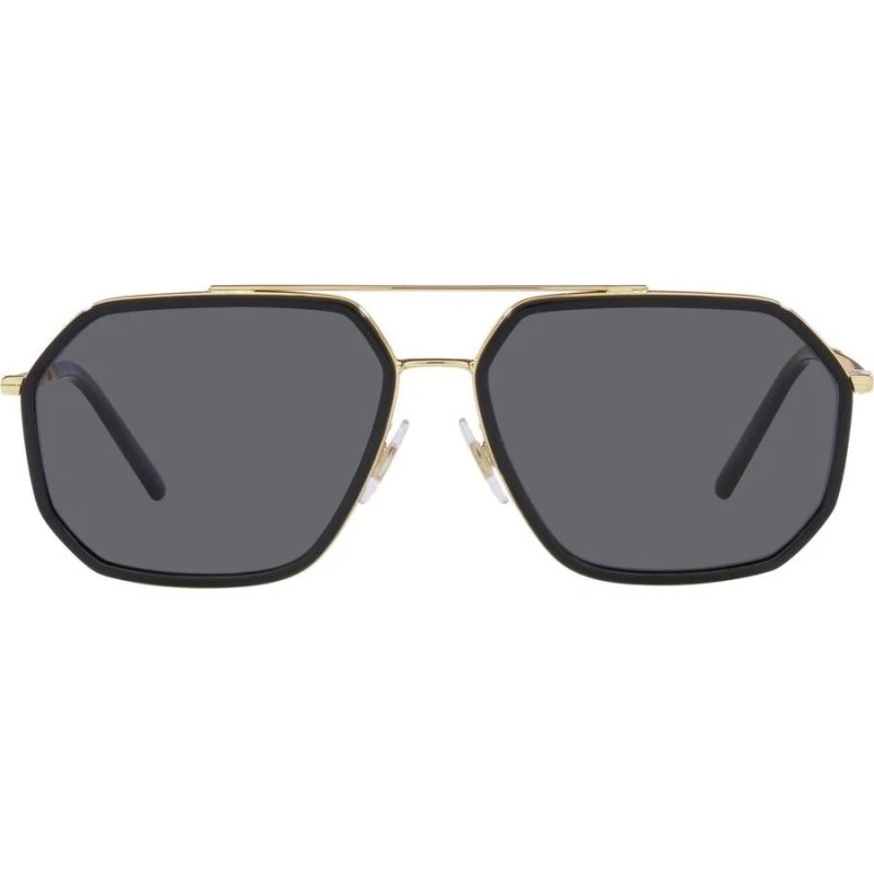 Dolce & Gabbana DG 2285 Occhiali da Sole Uomo Oro e Grigio