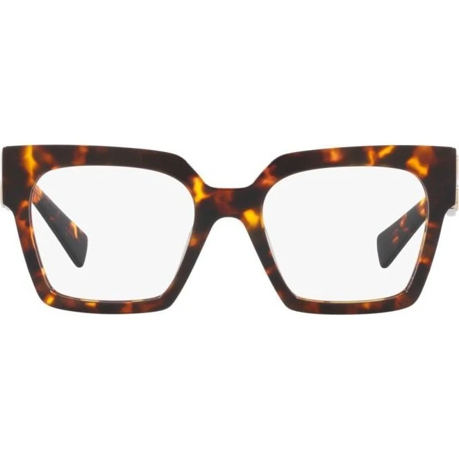 Miu Miu VMU 04UV Occhiali da Vista Donna Squadrati Avana